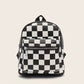 Checkered Mini Backpack