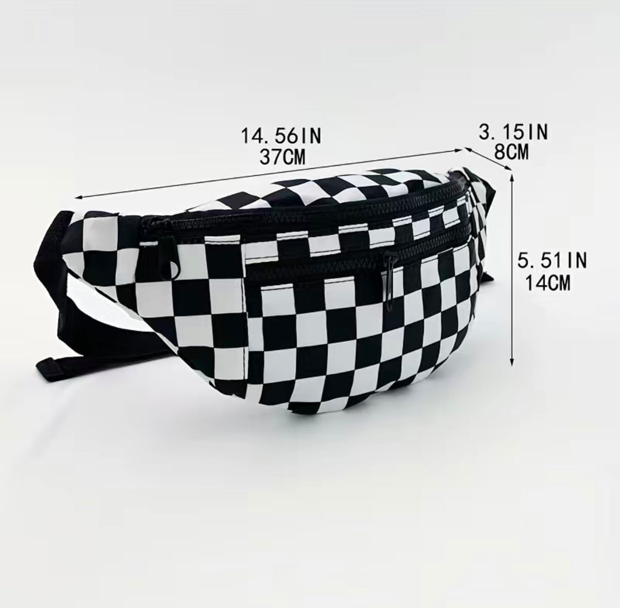 Checkered Fanny Pack