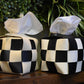 Checkered Tissue Holder