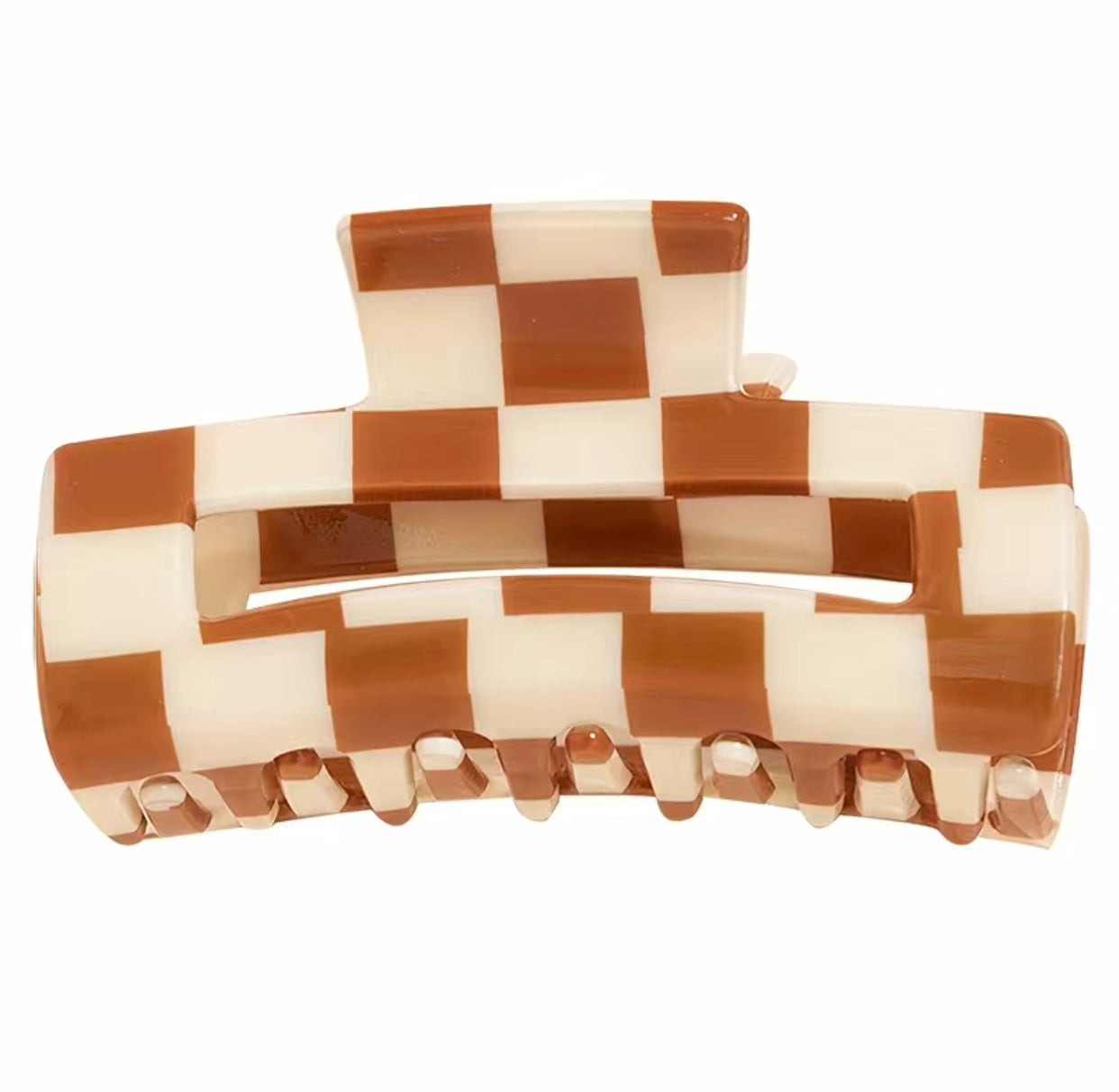 Checkered Hair Clip