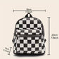 Checkered Mini Backpack