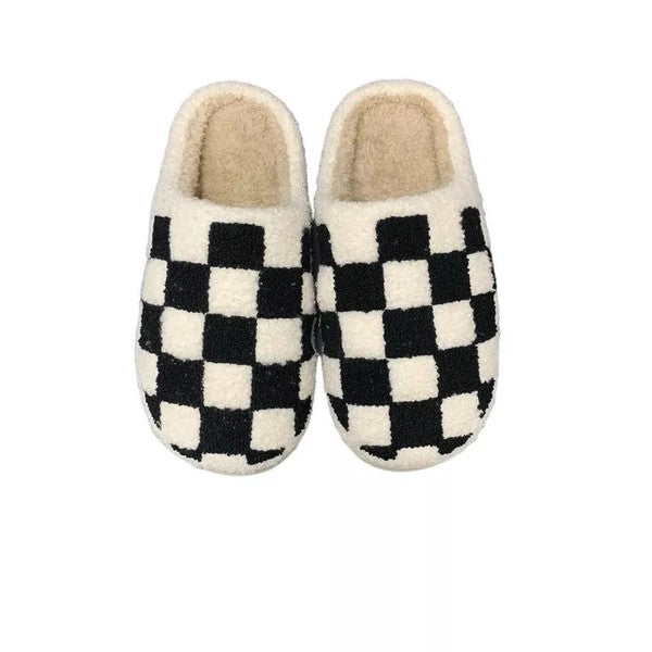 Checkered Slippers